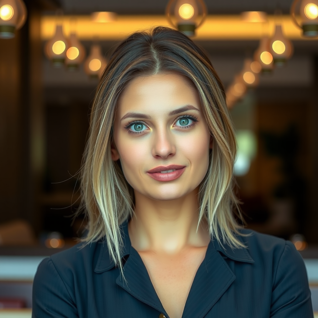 Πορτρέτο της Ελένης Νικολάου, αναλύτριας περιεχομένου.